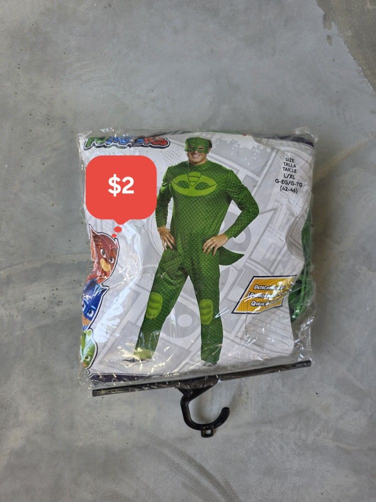 PJ Mask Gecko Adult Halloween Costume