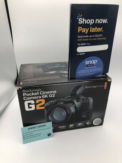 Open box Blackmagic 6K cinema Camera