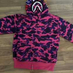 Purple Bape Hoodie Real (looking For Trades Or We Can Talk About A Price)