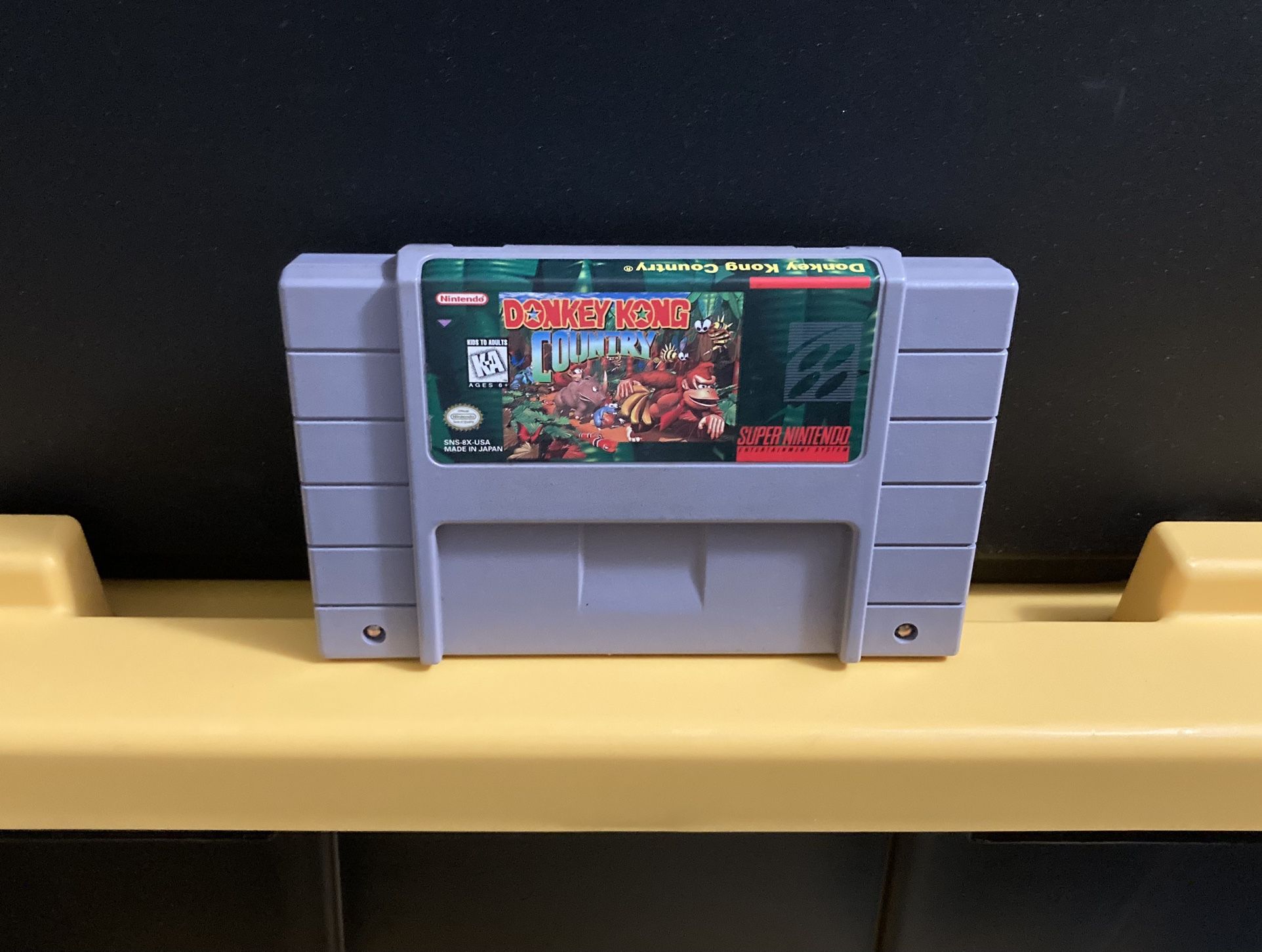 Donkey Kong Country for Super Nintendo console system SNES cartridge video game DK DKC 1