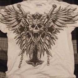 Boxset Skull Graphic T-Shirt Large
