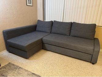 Grey Midcentury Sleeper Sofa