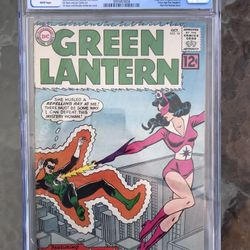Green Lantern #16 (1962) CGC 4.5 — White Pages; 1st & Origin of Star Sapphire 