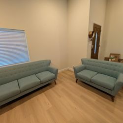 Beautiful Like New Sofa And Love Seat