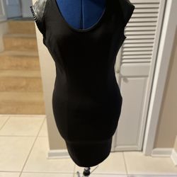 Womens Black Kardashian Dress