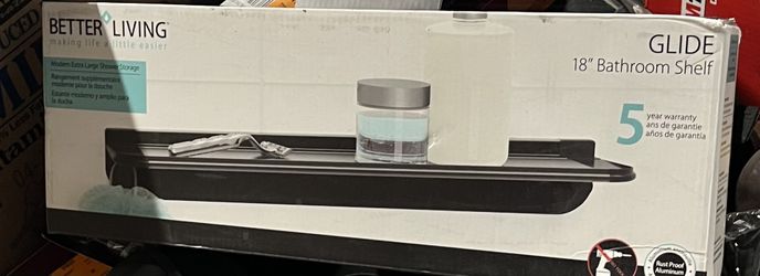 Better Living Glide 18” Bathroom Shelf