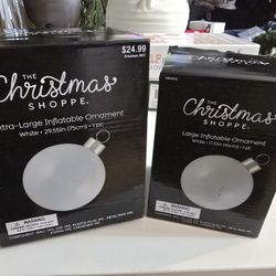 Inflatable White Ornaments For Outdoor And Indoors 