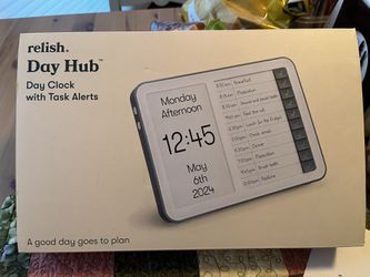 Day Hub Memory Clock (with alerts)- HUGE Mark Down!!