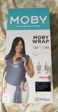 Hardly used Moby Baby Wrap
