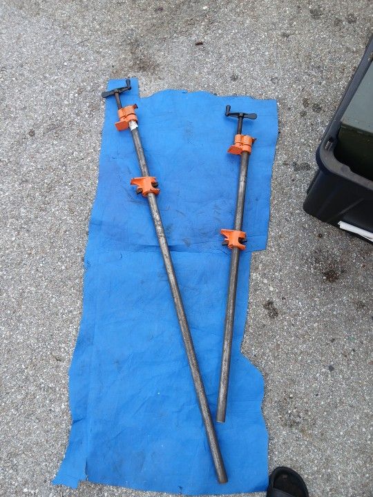 Pony 3/4 Pipe Clamps, 3 & 4 Feet Long