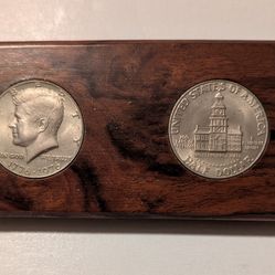 TWO KENNEDY BICENTENNIAL COINS 