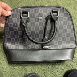 London Fog Black N Gray Checker 100$