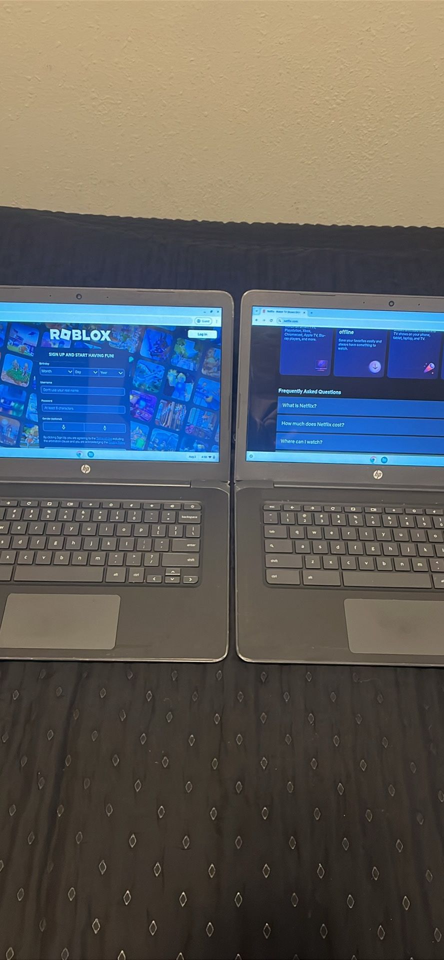 $50 HP 14 Inch Touchscreen Chromebooks 4GB RAM 32SSD
