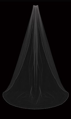 Clear Crystal Beaded Cathedral Wedding Veil enVogue V2092C