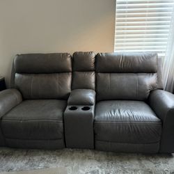 Real Leather Electric Recliners 