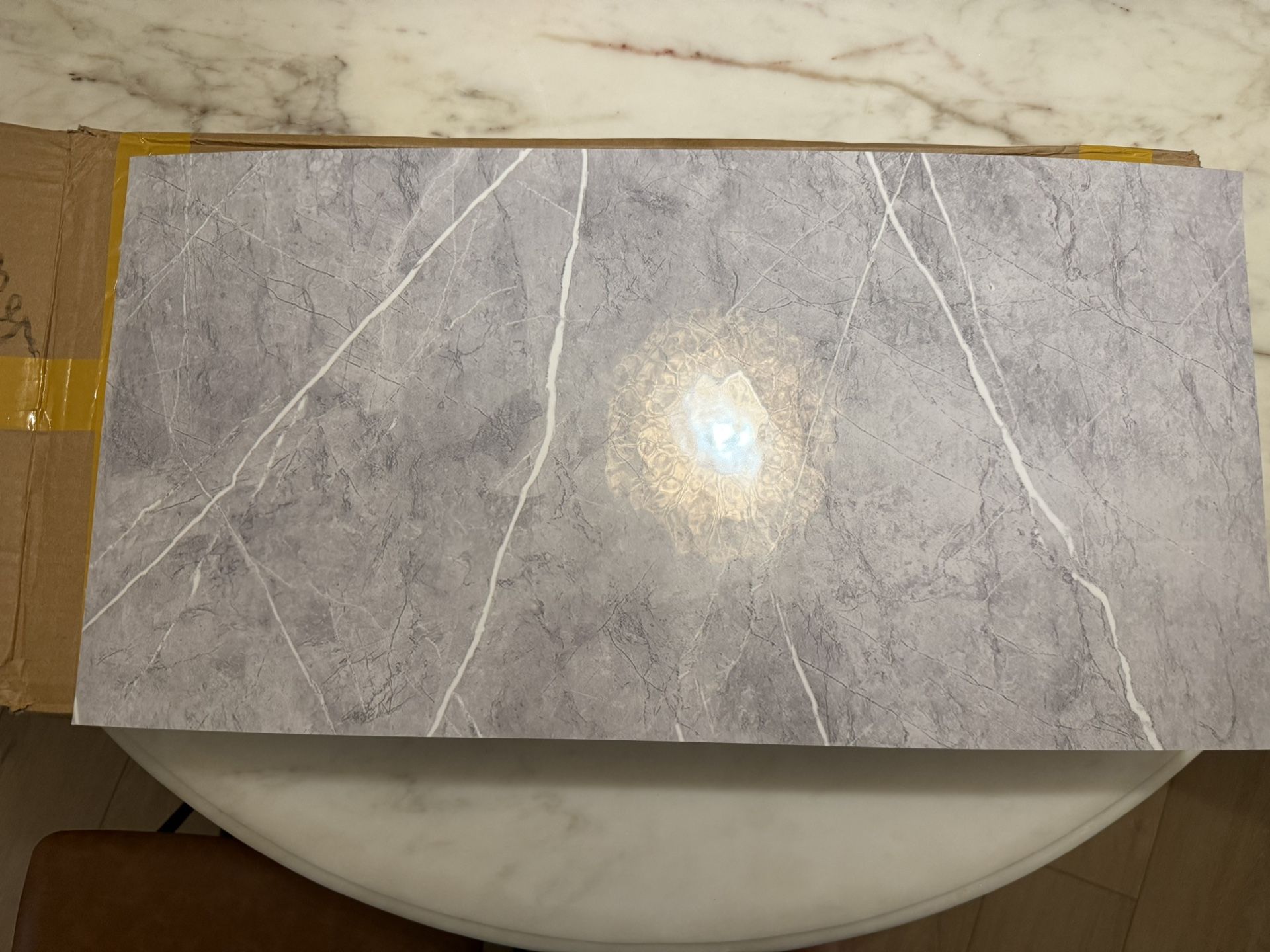 Blue Marble Sticky Tiles - 40 Total New In Box 