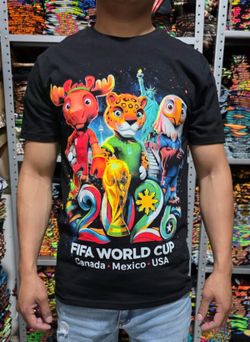 Fifa 2026 t shirts. M L XL $15; XXL$20