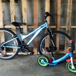 Jamis Bicycle 26” Wheels and Balance Bike