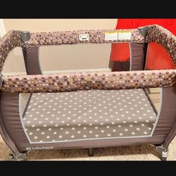 Like New Pack N Play With Mattress 