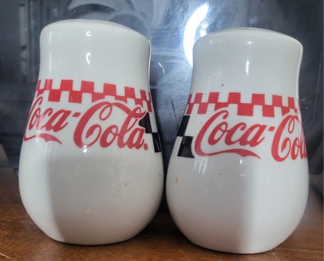 Coca Cola Salt And Pepper Shakers