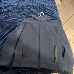 Nike Sportswear Tech Fleece Windrunner Full-Zip Hoodie Obsidian Heather/Black 