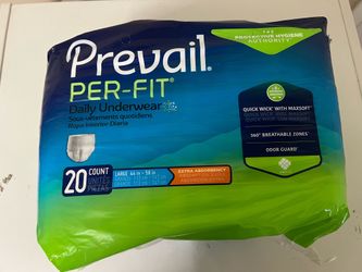 Prevail Per-Fit Extra Disposable Underwear Pull-ups 20 Ct 
