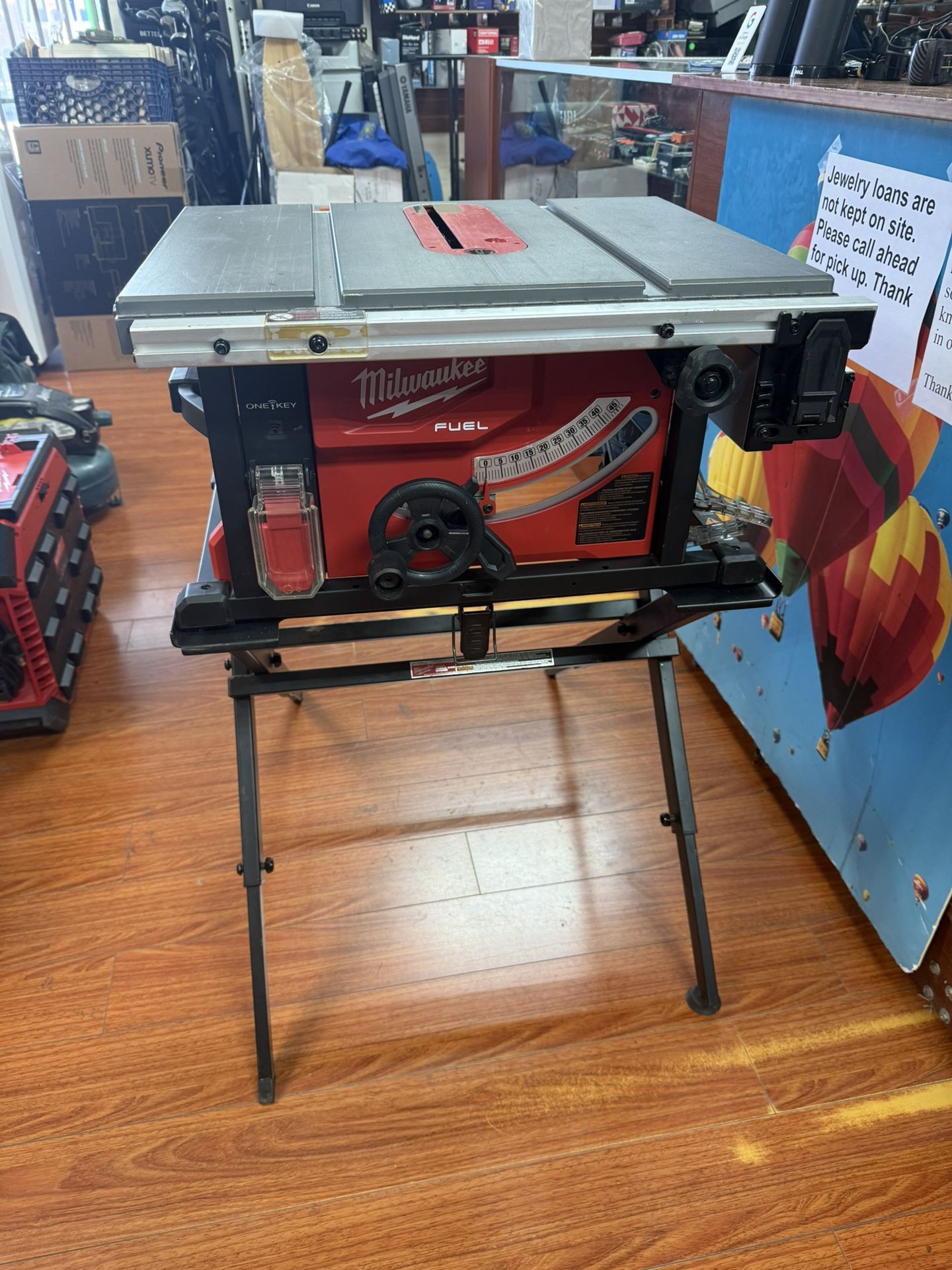 Milwaukee Table Saw M18 FUEL One-Key W Stand