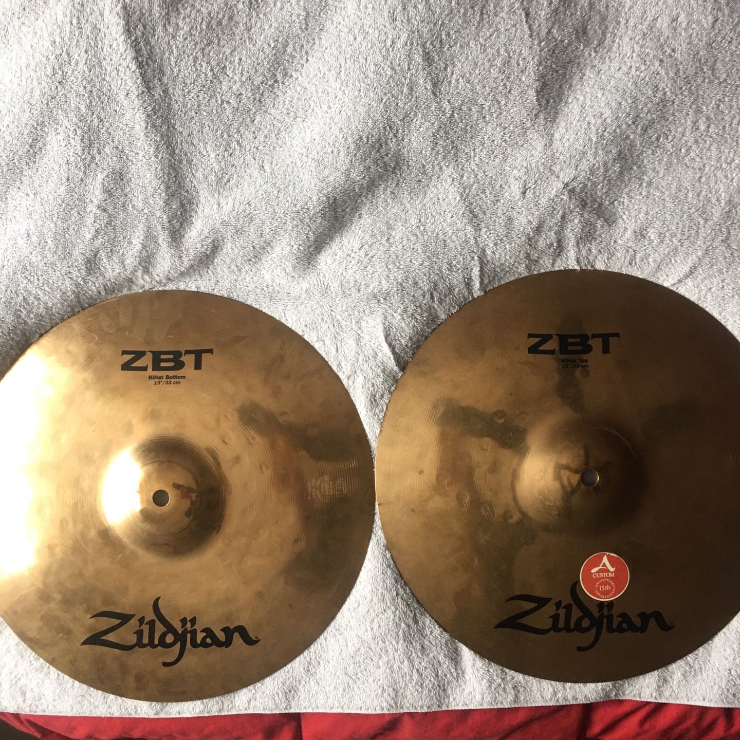 Zildjian ZBT 13” Hi Hat Cymbals