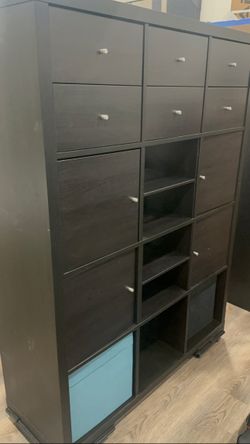 IKEA 12-Cube Storage Unit with Drawers & Doors — Must Go!