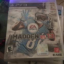 Madden 13 For Ps3