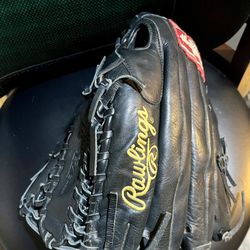 Rawlings TrapEze 12 3/4 Inch Gold Glove Gamer Pro Design (Black) Model GG601G