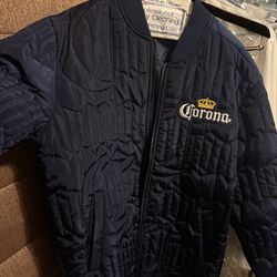 Corona Extra Quilted Bomber Jacket – Navy Blue