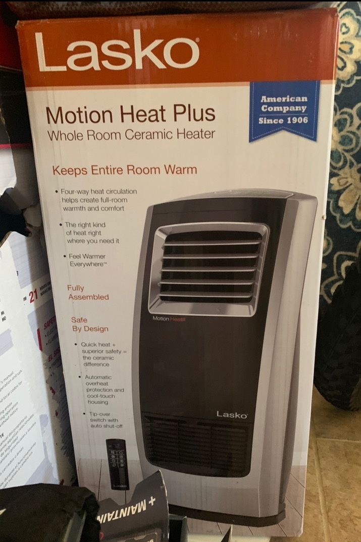 Lasko Motion Heat Plus