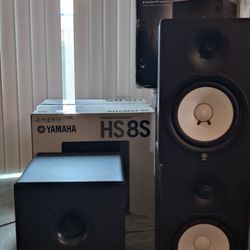 Yamaha HS Monitors + Subwoofer 