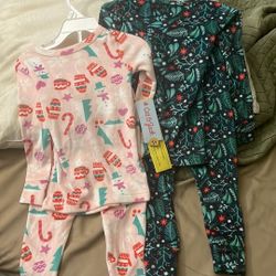 Toddler Girl Holiday Christmas Pajamas 2T