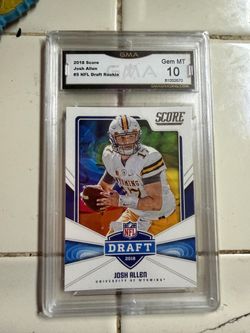 Gma graded 10 Josh Allen NFL draft rookie panini