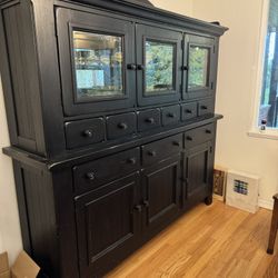Solid Wood China Cabinet