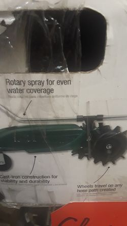 Orbit traveling cast iron sprinkler