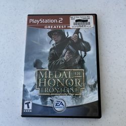 Retro Video Game Medal of Honor Frontline