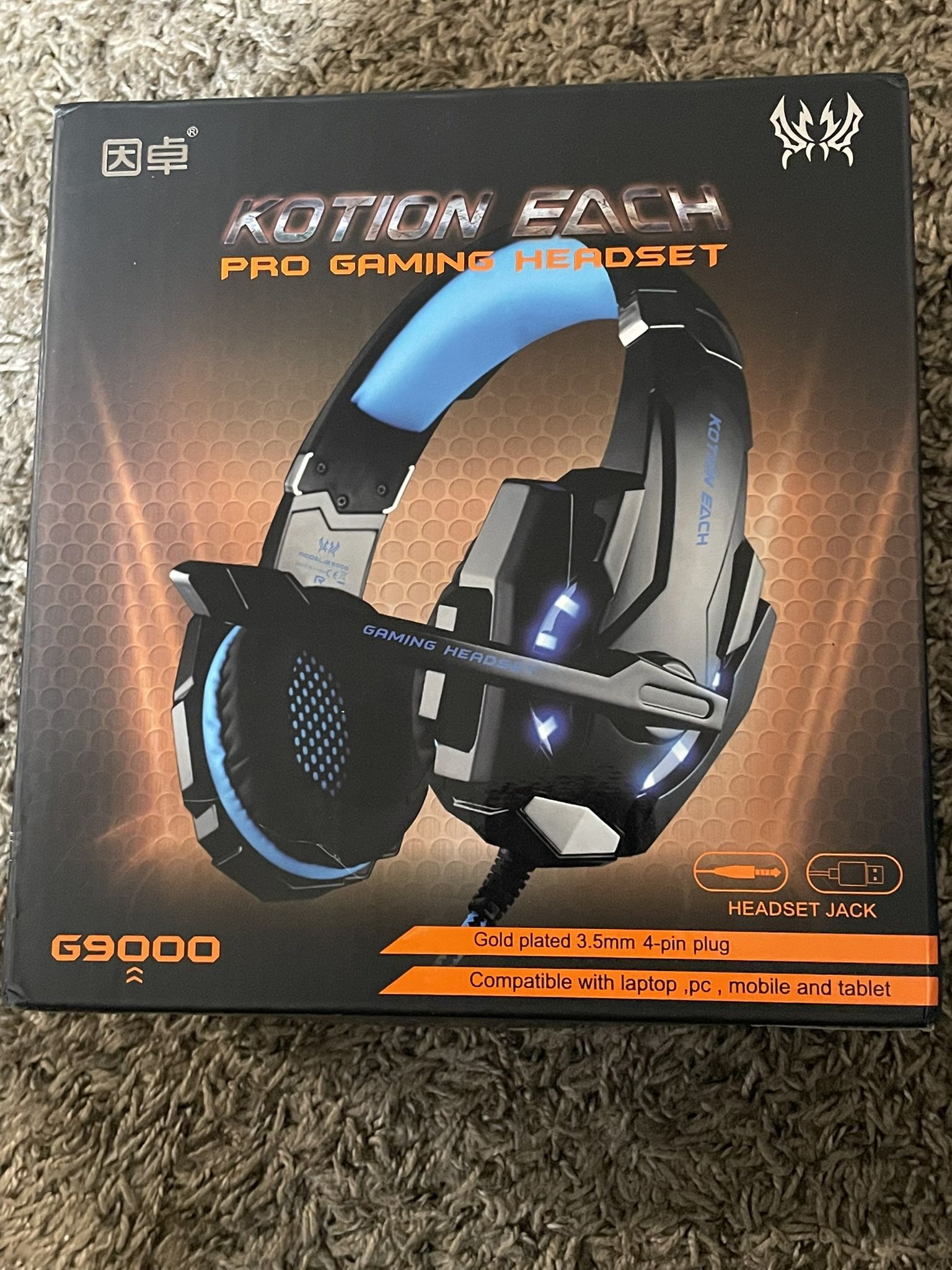 PC Gaming Led Headset Microphone