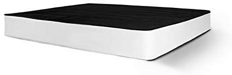 Bedding Ascension Bi-Fold Metal Mattress Foundation with Removable Cover, Twin