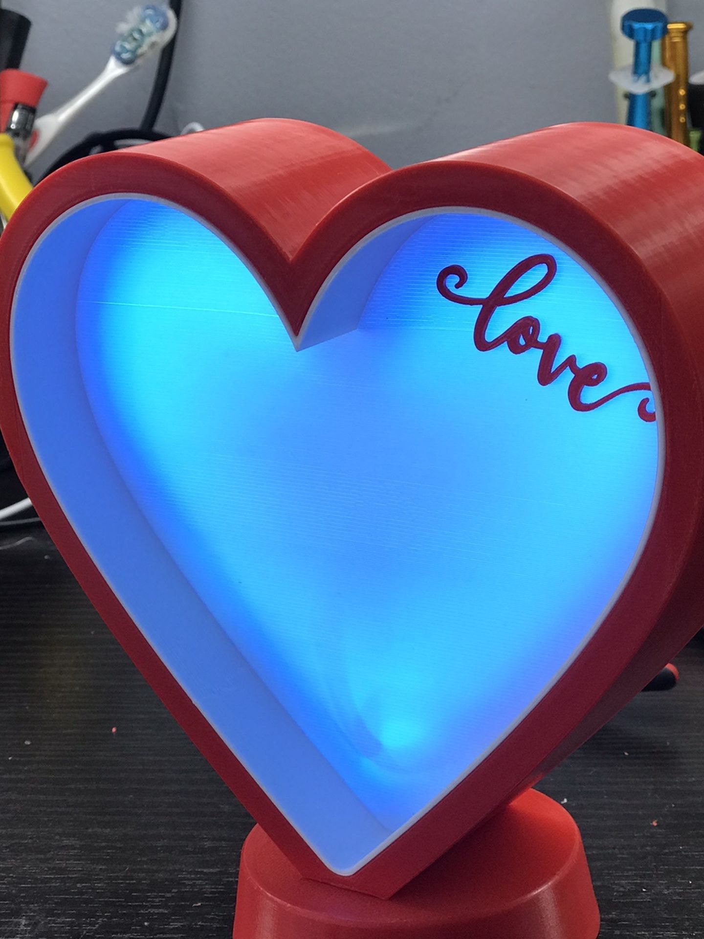 Heart ❤️ Love Lamp San Valentine Day