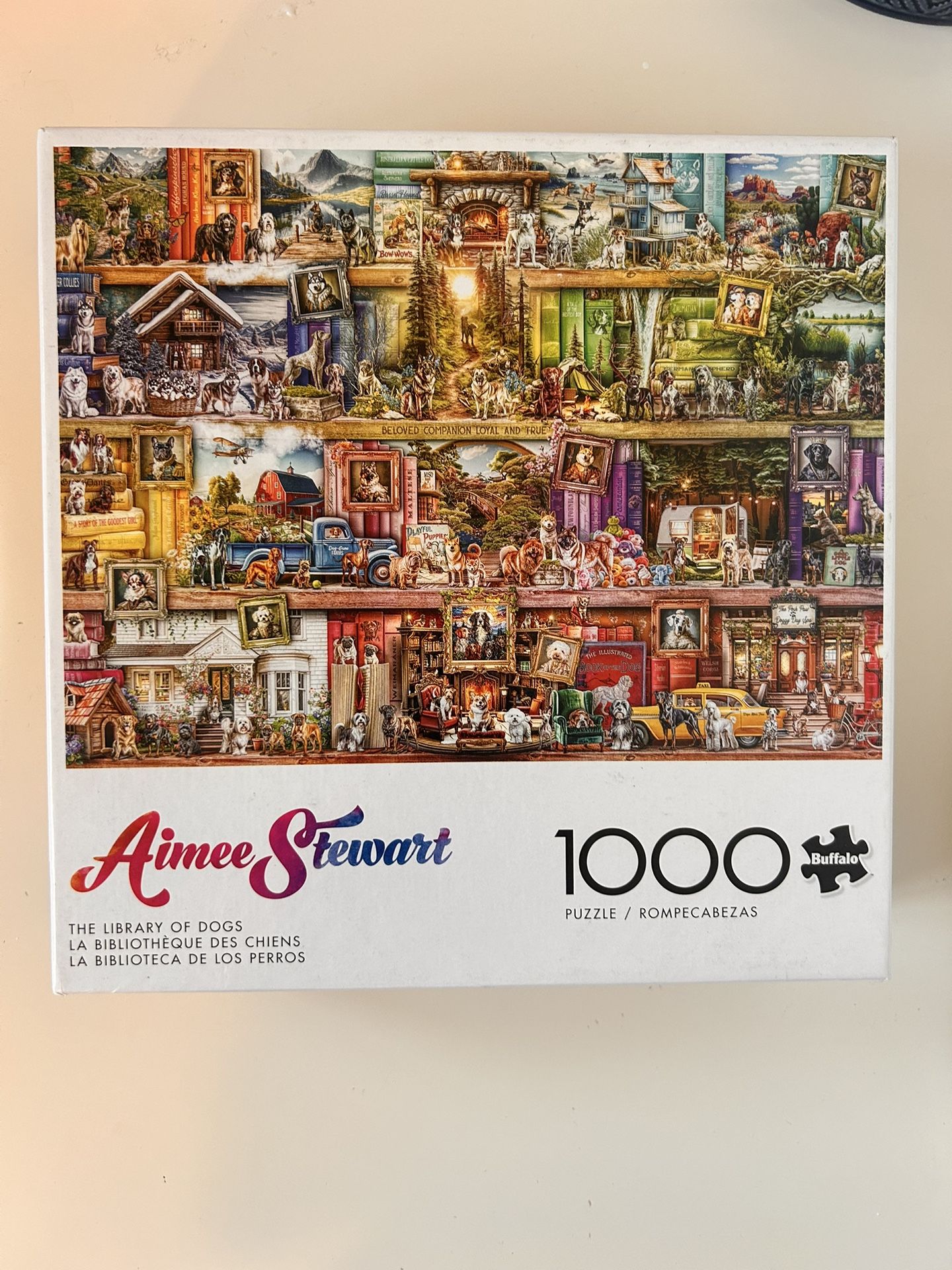 Buffalo Games The Library Of Dogs - 1000 Piece Puzzle