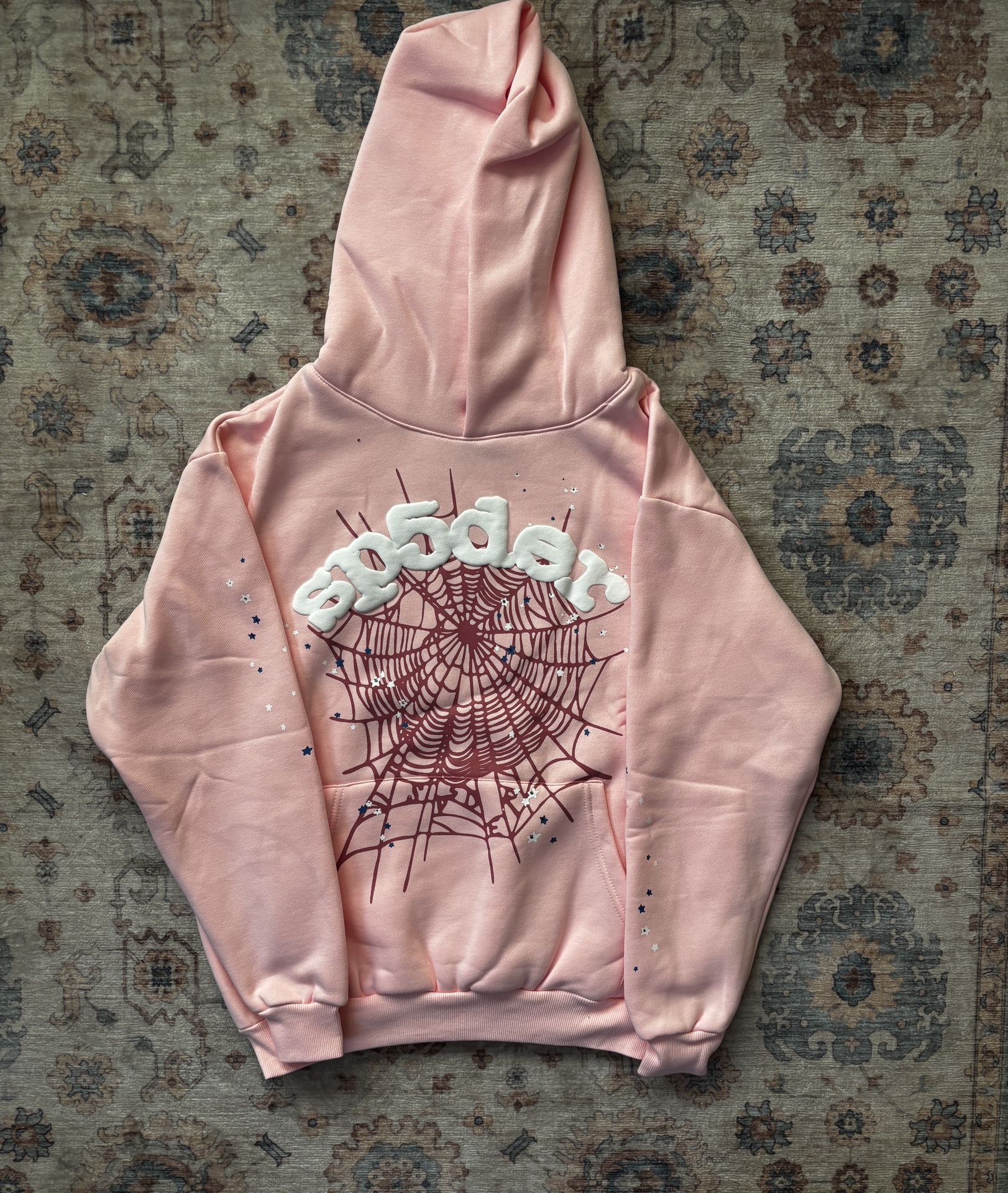 SP5DER Hoodie ā Pink Web