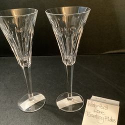 Waterford Crystal Millenium “Love” Toasting Flutes (pair)