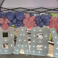 Baby Marquees Letters