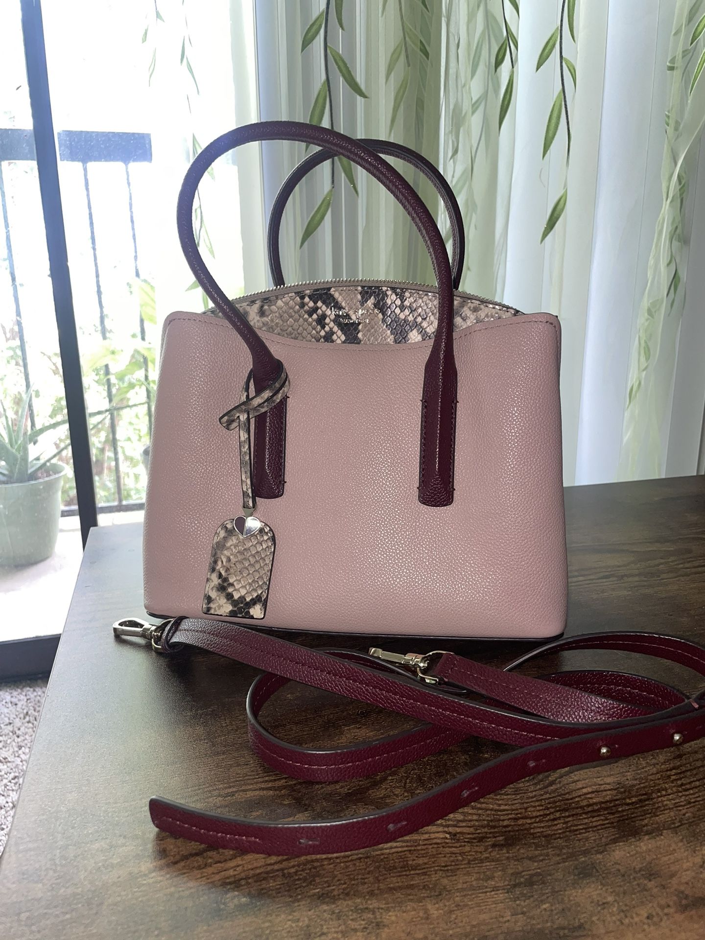 Kate Spade New York Margaux Embossed Snake Medium Satchel