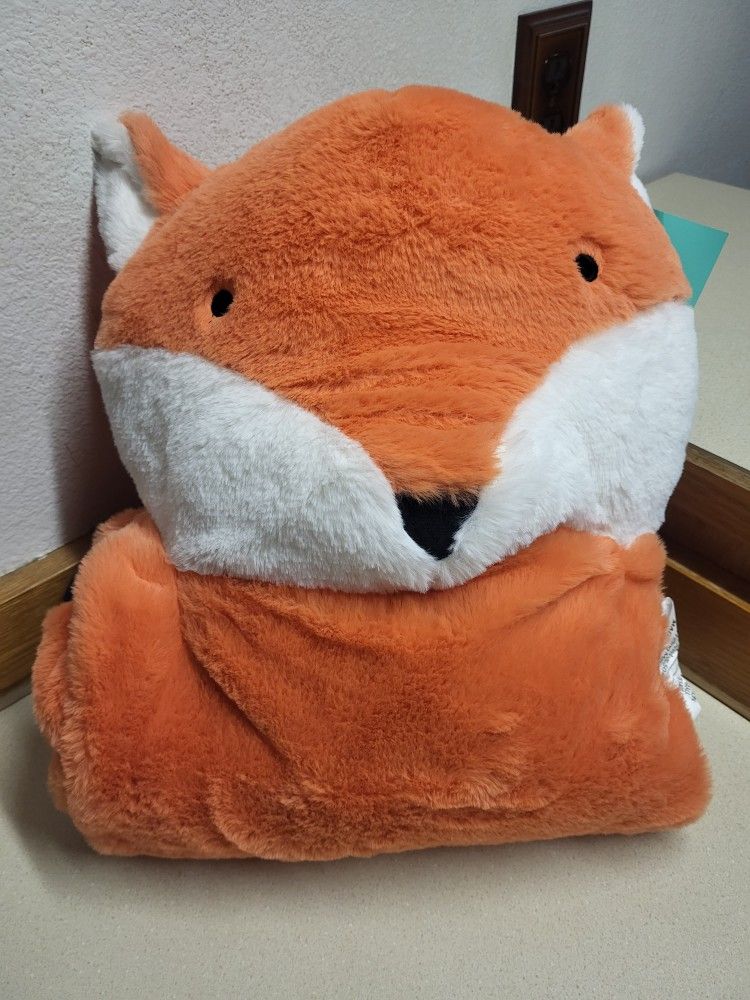 New Fox Hood Blanket