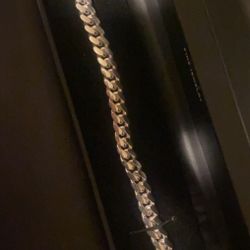 Sterling Silver Cuban Link Bracelet