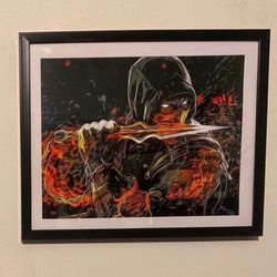 Custom Mortal Kombat Scorpion Art Piece